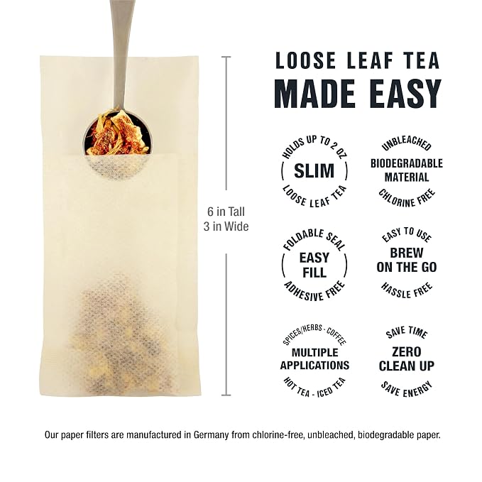 Tiesta Tea - Black Tea Starter Kit, Loose Leaf, Premium Black Gift Set, High Caffeinated, Make Hot or Iced, Variety Pack with 3 Samplers & 100 Disposable Filters