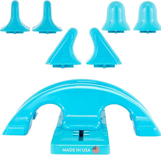 Thrival Relief Pro- Fully Adjustable Psoas, Back and Hip Flexor Muscle Release Tool for Deep Tissue, Trigger Point Massage (Blue) – Made in USA