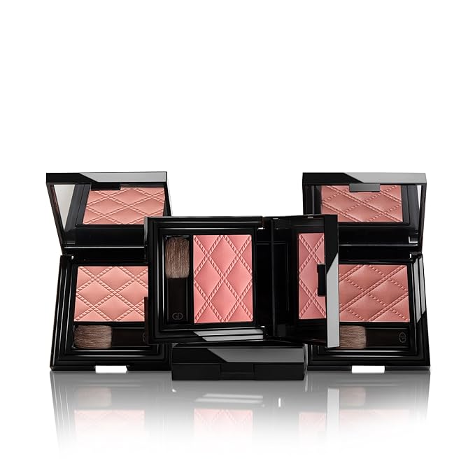 GA-DE Idyllic Soft Satin Blush Powder, 35 - Makeup Powder for Cheeks - Silky Color, Buildable Texture, Sheer to Dramatically Flushed Look - 0.28 oz