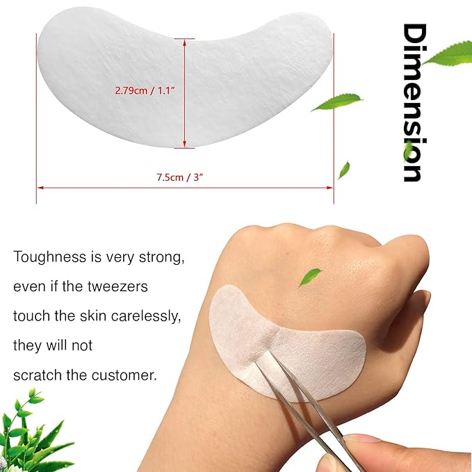GreenLife 400 Pairs 100% Natural Eyelash Extension Under Eye Gel Pads patches kit Collagen Aloe Vera Hydrogel Eye Patches Eyelash Extension Supplies Tools, Lash Extension Supplies (100 200 400 Pairs)