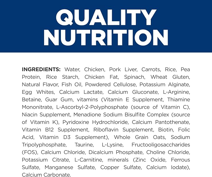Hill's Prescription Diet k/d Early Support Kidney Care Wet Cat Food | #1 Veterinarian Recommended, Chicken, Vegetable & Rice Stew, 2.9 oz. Cans, 24-Pack