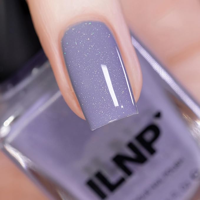 ILNP Scrunchie - Dusty Lavender Holographic Crelly Nail Polish