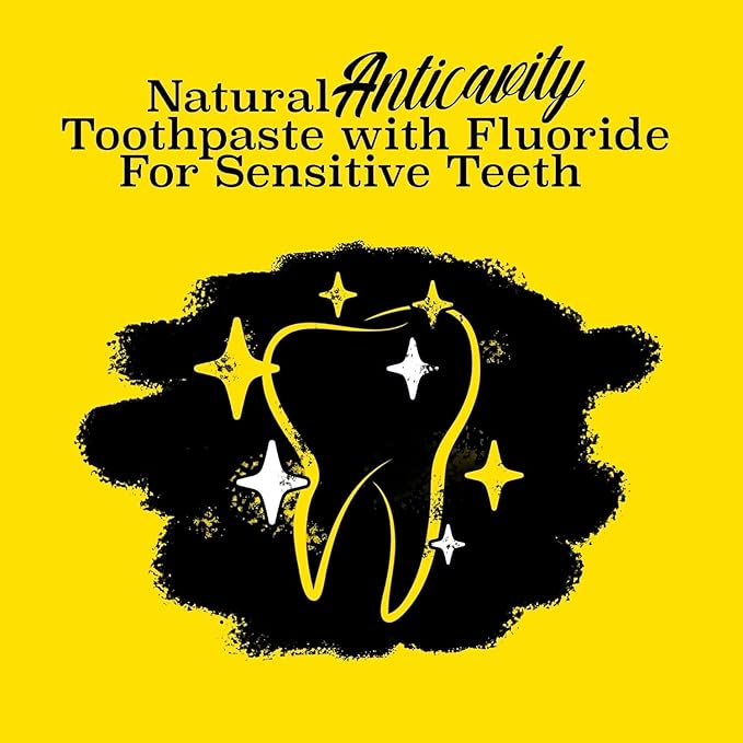 Twice Twice Oral Wellness Toothpaste with Fluoride – Natural Anticavity Toothpaste for Sensitivity Relief, Whitening & Fresh Breath, Wintergreen Peppermint, 3.4oz (Pack of 2)