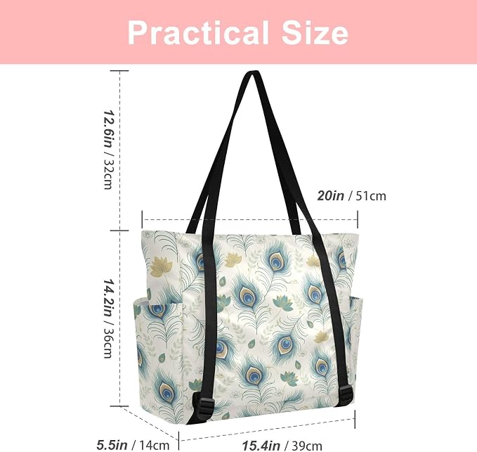 MCHIVER Yoga Bag for Women Men Large Yoga Mat Bag with Adjustable Strap Workout Bags Totes for Pilates Yoga Travel