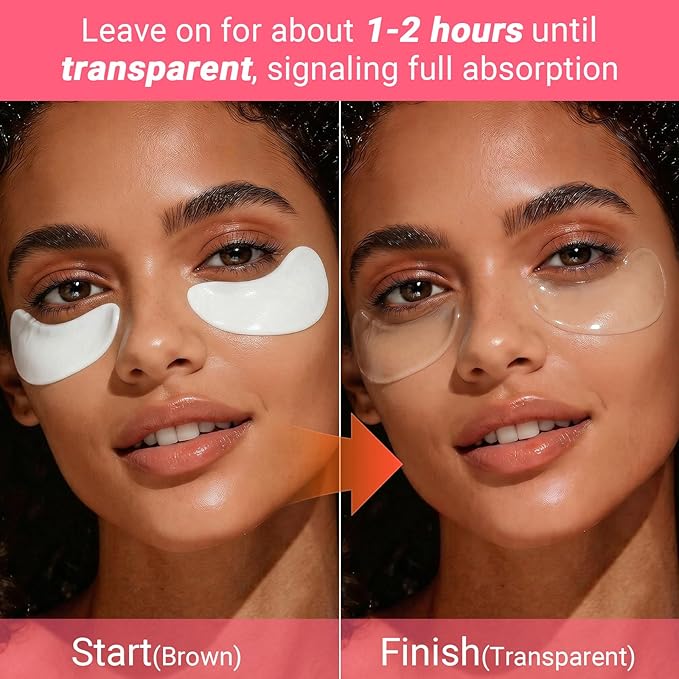 iMethod PDRN Collagen Boost Eye Patches - Under Eye Mask, Instant Lift Eye Mask for Reduce Fine Lines & Wrinkles, Firming Under Eye Patches for Dark Circles, Puffy Eyes, Eye Bags, 2 Pack, 16 Pairs