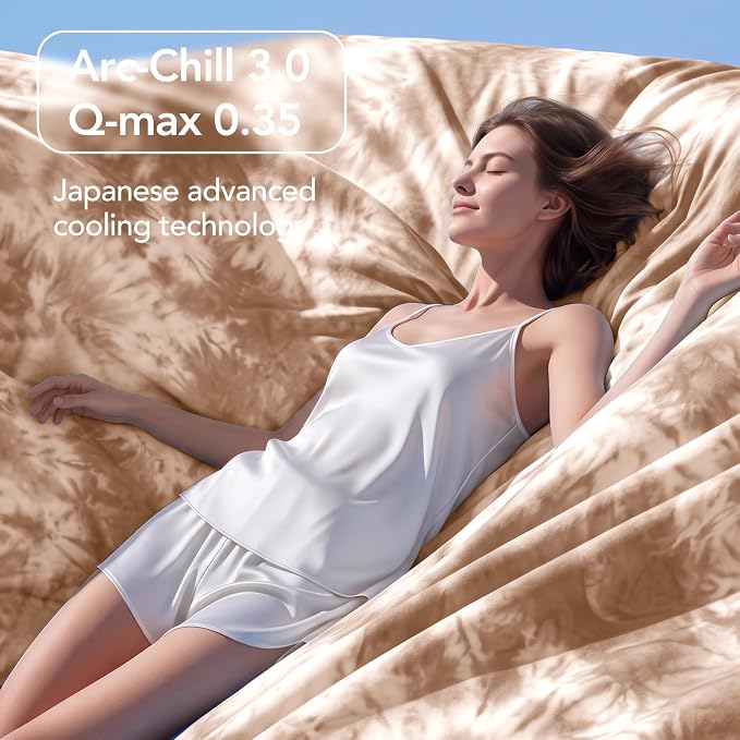 Cooling Blanket King Size 90"x104" for Hot Sleepers | Cold Summer Soft Blanket for Bed Couch and Travel Absorbs Heat Q-Max>0.35 Cool Lightweight Throw for Night Sweats Menopause