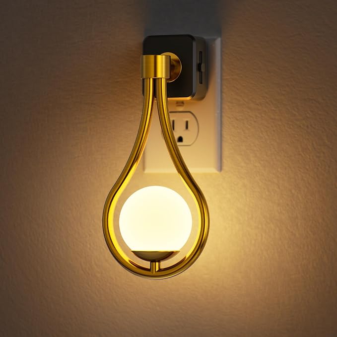 LED Night Light, Night Lights Plug into Wall, 0-100LM Dimmable | Nightlight, 330° Rotating with Dusk to Dawn Sensor, Adjustable Brightness for Kids, Bathroom, Bedroom, Hallway, Stairway