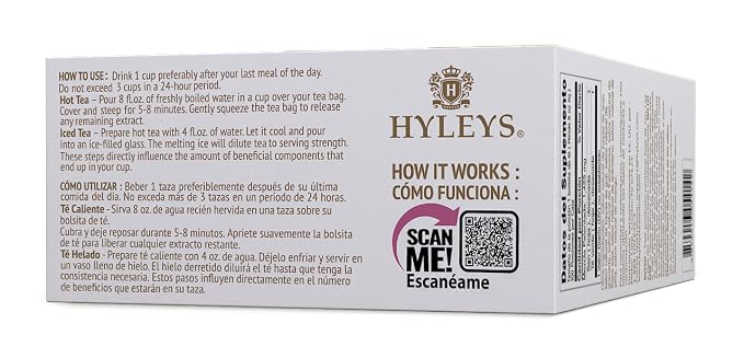 HYLEYS Slim Tea 9 Flavor Assortment 100 Ct - Weight Loss Herbal Supplement Cleanse and Detox - 100 Tea Bags (9 Pack) - Herbal Tea Variety Pack