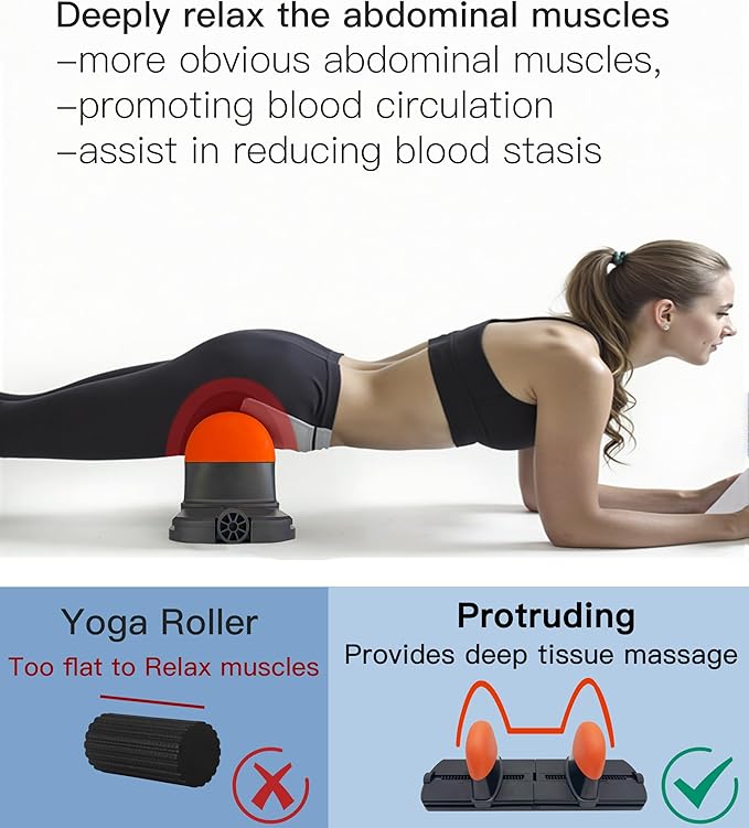Psoas Muscle Release and Deep Tissue Adjustable Massage Tool for Back, QL, Hip Flexor, Hamstring, Glute, Iliacus, and Neck Pain - Trigger Point and Myofascial Release Tool