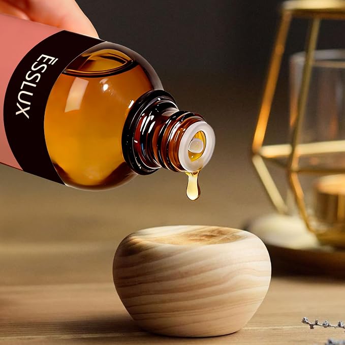 Musk Wild Vanilla Fragrance Oil, ESSLUX 100ml 3.3 oz Large Single Scented Oils, Aromatherapy Essential Oils for Home for Diffuser, Massage, Soap, Candle Making Scents