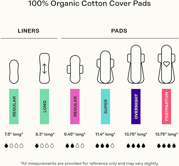 The Honey Pot Company - Herbal Pads for Women - Overnight w/Wings - Infused w/Essential Oils for Cooling Effect & Organic Cotton Cover - Feminine Care - 12 ct