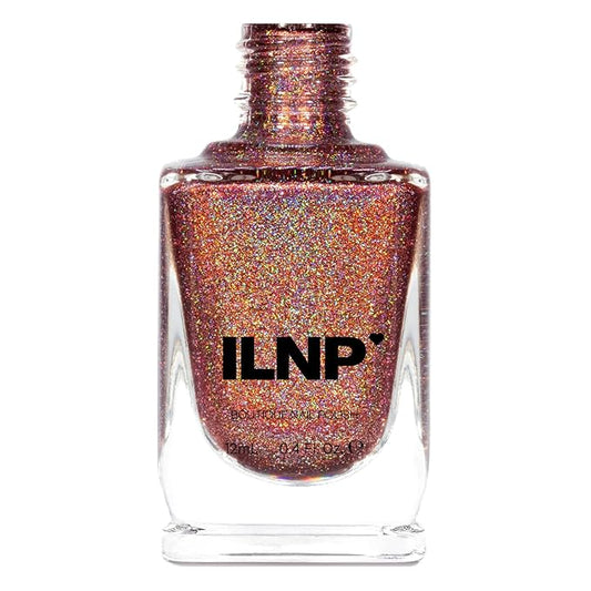 ILNP Brownstone - Luminous Warm Brown Ultra Holo Nail Polish