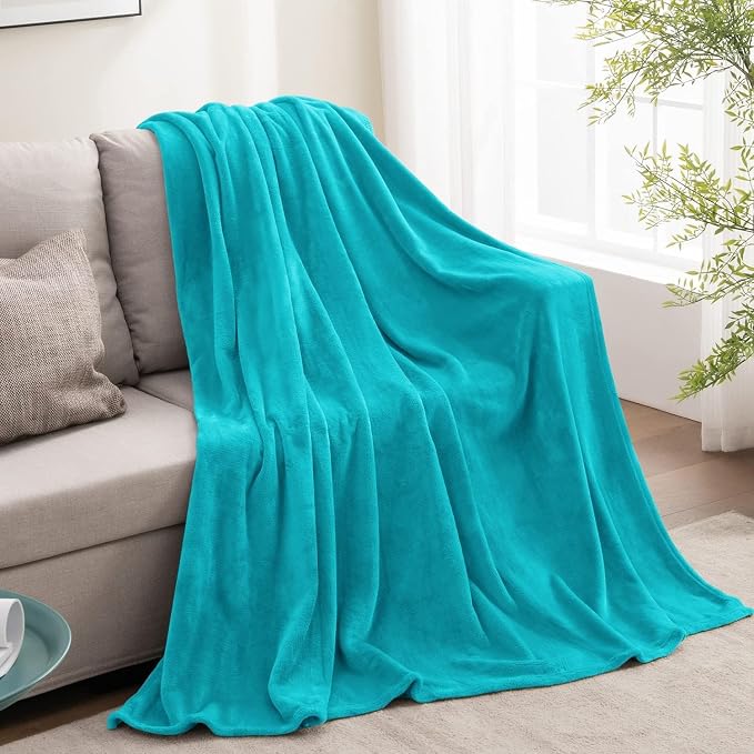 BEDELITE Fleece Blanket Soft Plush Throw for Couch Peacock 50"x60" | Ultra Soft Fleece, Plush Microfiber, Lightweight Warmth, All Season Comfort, Fade Resistant, Machine Washable, Couch Sofa Bed