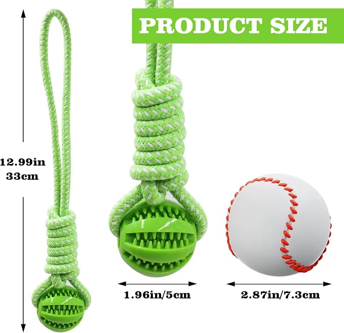 Mini Pig Supplies, 3 Pack Treat Dispenser Ball Toys for Pigs, Plastic Food Foraging Ball with Rope for Pigs, Pig Toys for Pet Pig