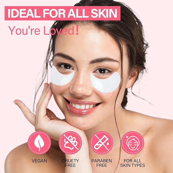 iMethod PDRN Collagen Boost Eye Patches - Under Eye Mask, Instant Lift Eye Mask for Reduce Fine Lines & Wrinkles, Firming Under Eye Patches for Dark Circles, Puffy Eyes, Eye Bags, 2 Pack, 16 Pairs