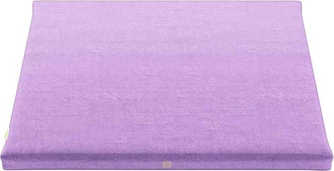 Mindful & Modern Zabuton Meditation Mat - Cotton Filled Yoga and Meditation Pad - Zabuton Meditation Cushion for Kneeling and Sitting Support - Large Rectangular Sitting Floor Pillow for Bench or Zafu