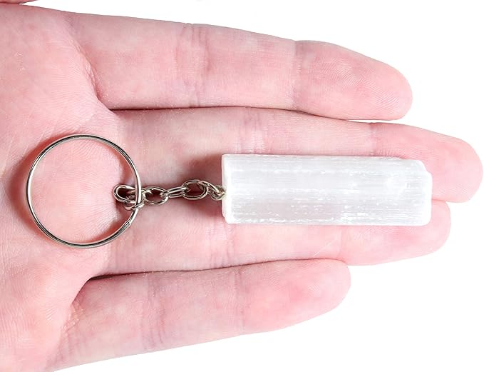 Keychain Natural Raw Stone - Crystal Healing Keychains - Healing Crystals - Reiki Chakra Healing