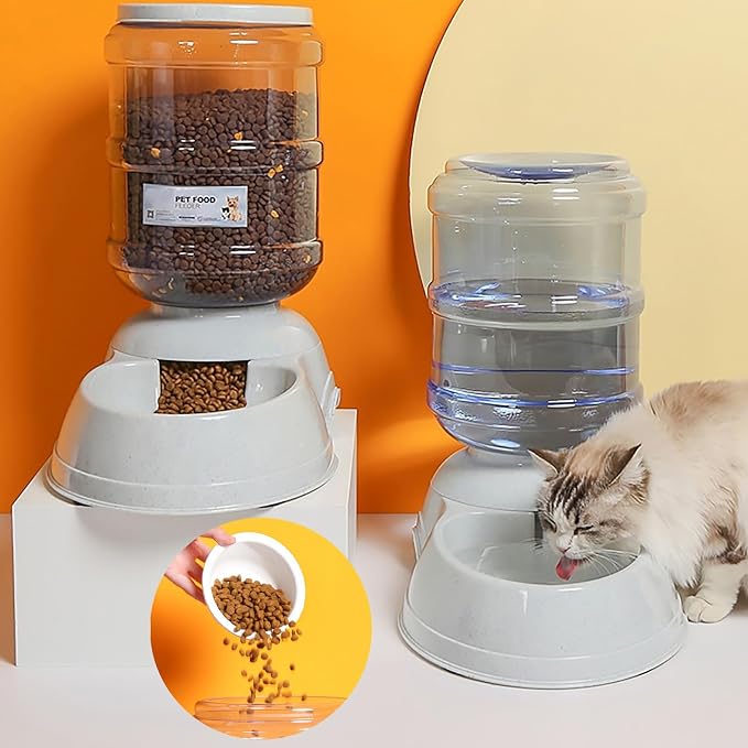 Dog Water Bowl Dispenser,3 Gallon/ 11L Pet Water Dispenser Station for Large Dogs and Cats,Gravity Automatic Feeder,Large Size Dog Drinking Fountain
