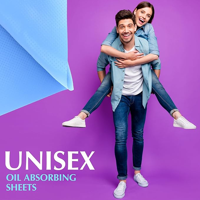 High-Performance Oil Absorbing Sheets for Face - 50 sheets - Makeup Friendly Blotting Papers for Oily Skin - Oil Blotting Sheets for Face