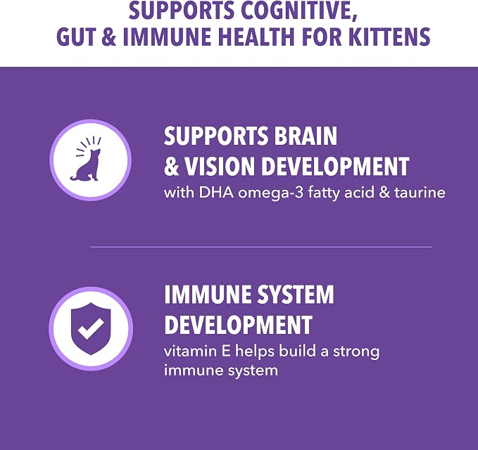 IAMS Proactive Health Healthy Kitten Dry Cat Food, Chicken, 3.5 lb | Veterinarian-recommended, real chicken #1 ingredient, Omega-3 DHA & taurine, supports digestion, skin health, immune system
