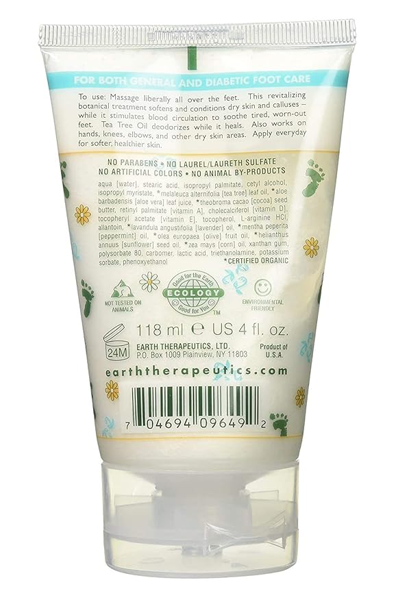 EARTH THERAPEUTICS, FOOT REPAIR BALM 4 OZ EA 16