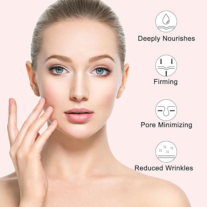 Collagen Overnight Wrapping Peel Off Facial Mask with Jelly Brush, Skin Hydration & Firming & Glowy, Improve Sagging & Dullness, Korean Skincare(75ml, 2.54 fl.oz)