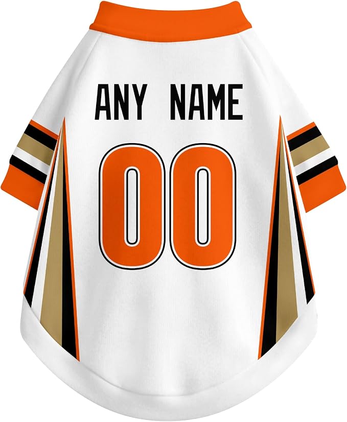 Anaheim Dog Clothes Personalized Pet T Shirt for Dogs Gift | Custom Name Number Jersey Style Pet Shirt for Dog