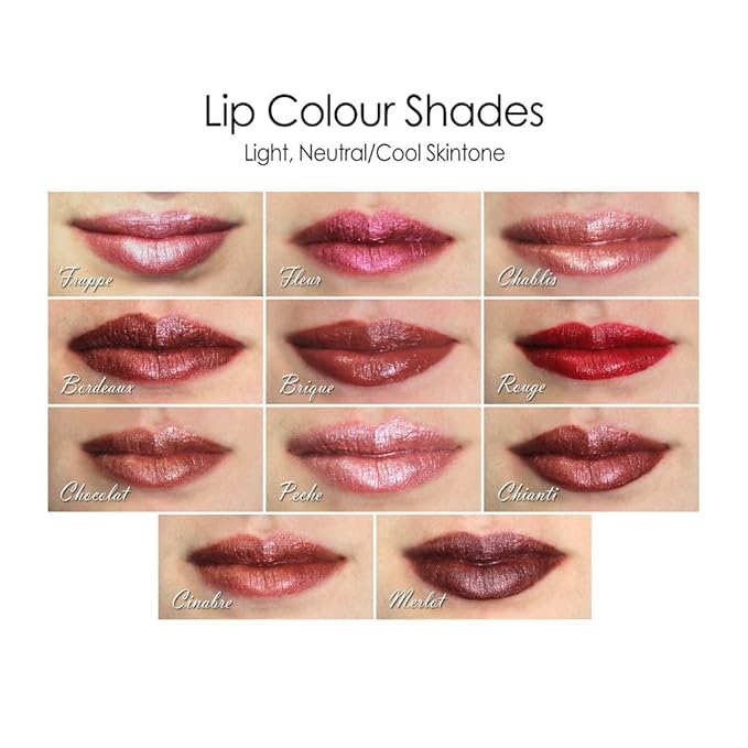 Lauren Brooke Cosmetiques Natural Lip Color, Lipstick (Rouge)