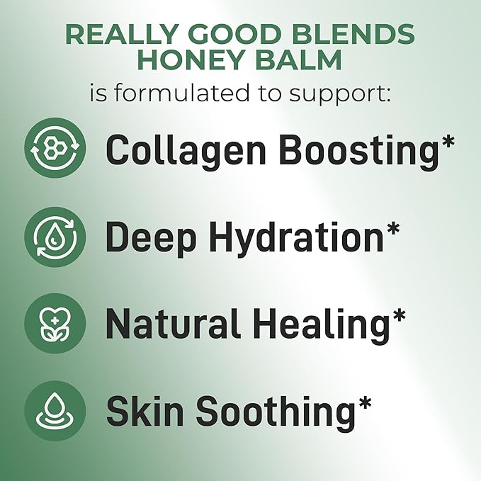 Tallow Honey Balm, Organic Body Butter, Grass-Fed Beef Tallow for Skin, Soothing All-Natural Moisturizer for Body and Face | Made in USA - 2 oz (Lavender)