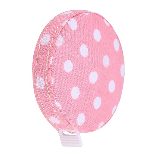 Akozon 150Cm 60In Accurate Body Tape Measure ctable Fitness Measuring Ruler Pattern 3 (No. 4 Rose Base White dot)