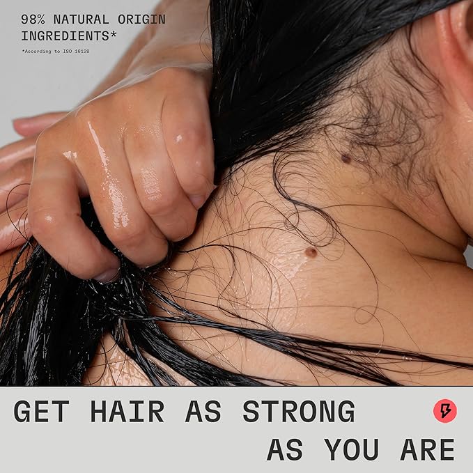 Pure Strength Hair Conditioner, EWG Verified, Infused with Peptides and Biotin, For Fragile and Damaged Hair, Clean Ingredients, Vegan, Vanilla Scent, 8 Fl Oz