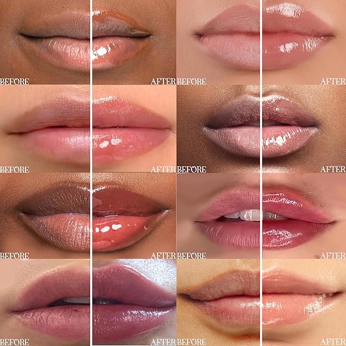 Rosee Lip Gloss Vegan & Cruelty Free Treatment, Professional Make up, Long Lasting Glossy with Shea Butter, Moisturize, Protect & Smooth, High Shine, Non-Sticky (g. Strawberry Flush, 0.5)