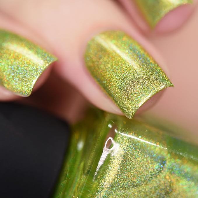 ILNP Sundance - Unique Key Lime Yellow Ultra Holographic Nail Polish
