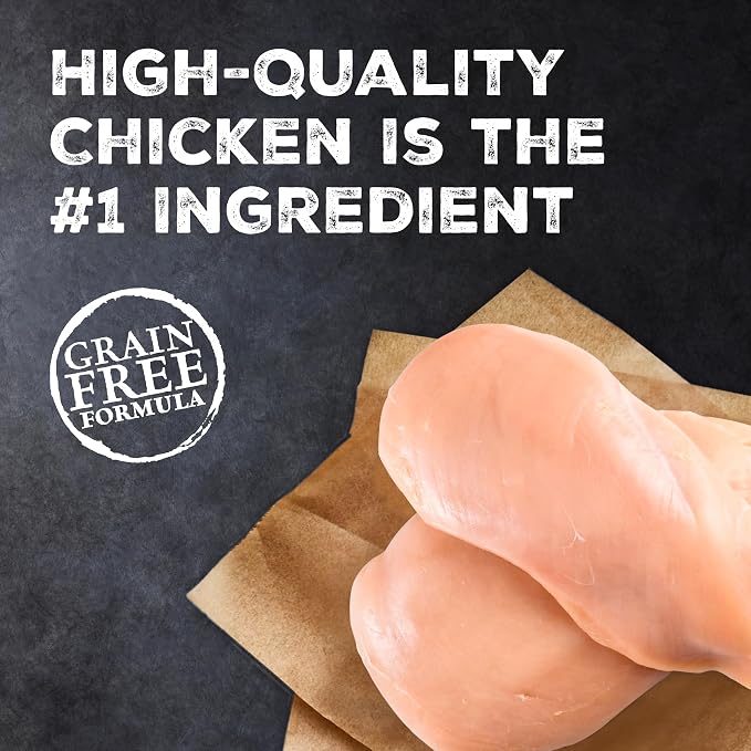 Blue Buffalo Wilderness Chicken Adult Dry Cat Food, Grain-Free, 12 lb | Real Chicken #1 Ingredient, High Protein Nutrition, Supports Immunity with Antioxidant-Rich LifeSource Bits