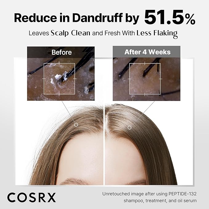 COSRX PEPTIDE 132 Hair Shampoo & Oil Serum Set - Bonding Shampoo + Bonding Oil Serum