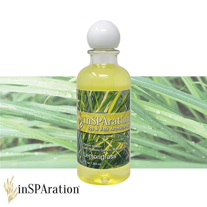 InSPAration Spa and Bath Aromatherapy 100LDX InSPAration Aromatherapy-Lemongrass Liquid (9 oz)