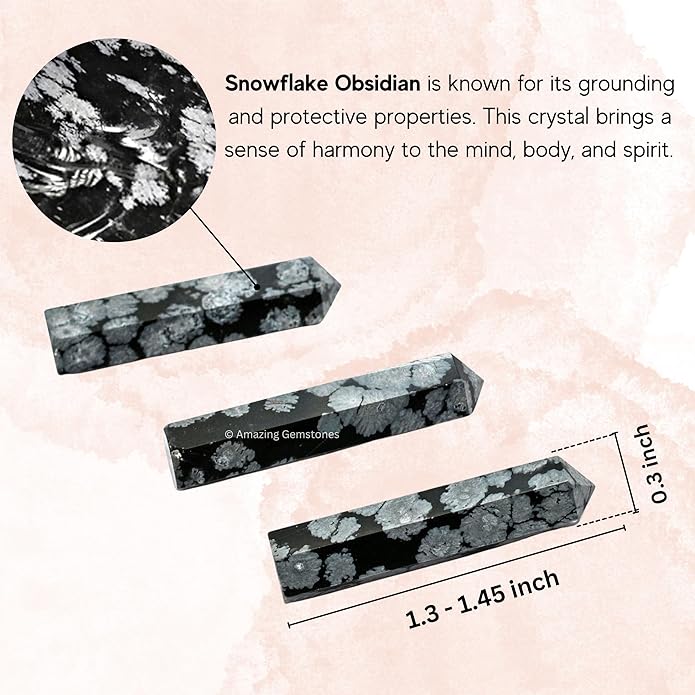 Amazing Gemstone Crystal Points Bulk Healing Crystals & Stones - Premium Single Terminated Healing Wand Point Bulk Crystals for Crafts, Crystal Grid, DIY Work