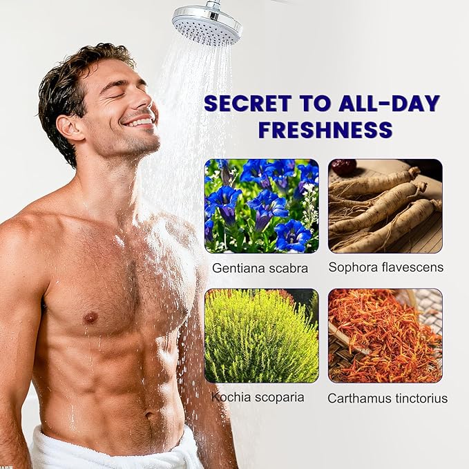 Men’s Intimate Wash 150mL - pH Balanced Male Genital Cleanser for Odor Control, Helps Soothe Discomfort | Gentle Daily Use for Sensitive Skin