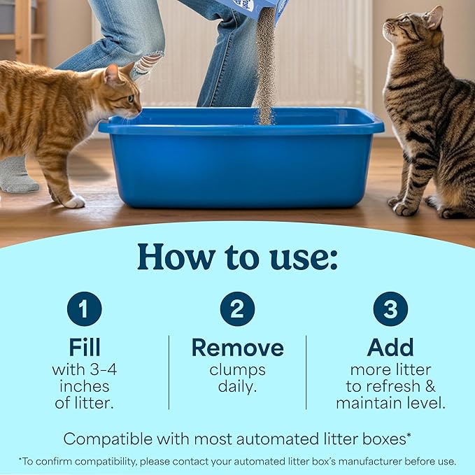 Fresh Step Extreme Clump Multi Cat Clumping Cat Litter, 14 lb. | Forms Tight Clumps, Easy To Scoop, Scented, Ammonia Block Technology, Low Dust, Compatible with Most Auto Litter Boxes