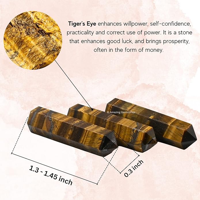 Amazing Gemstone Crystal Points Bulk Healing Crystals & Stones - Premium Single Terminated Healing Wand Point Bulk Crystals for Crafts, Crystal Grid, DIY Work