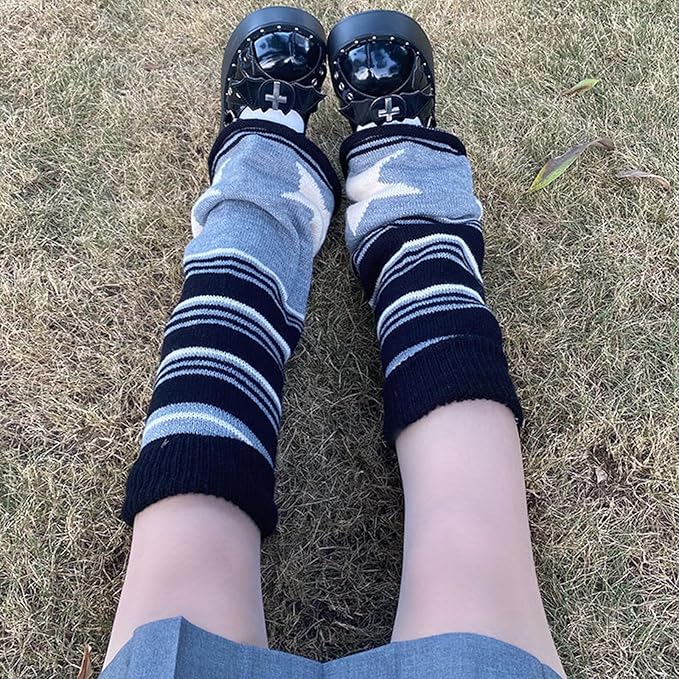 Sexybody Women's Leg Warmers Fashion Knit Warmers Long Socks Cute Y2K Kawaii Japanese Lolita Harajuku Accessories for Girls