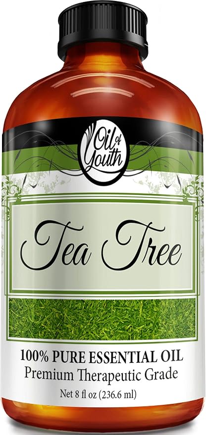 Oil of Youth Tea Tree Essential Oil - 8 Fluid Ounces Bulk