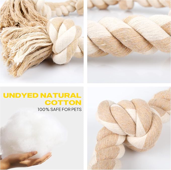 Fida Dog Rope Toys for Large Dogs, Tough Tug of War Dog Toys