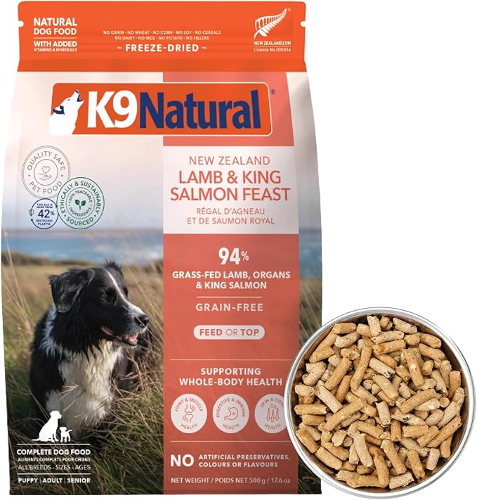 K9 Natural - Freeze Dried High Protein Grain-Free Dog Food Or Topper
