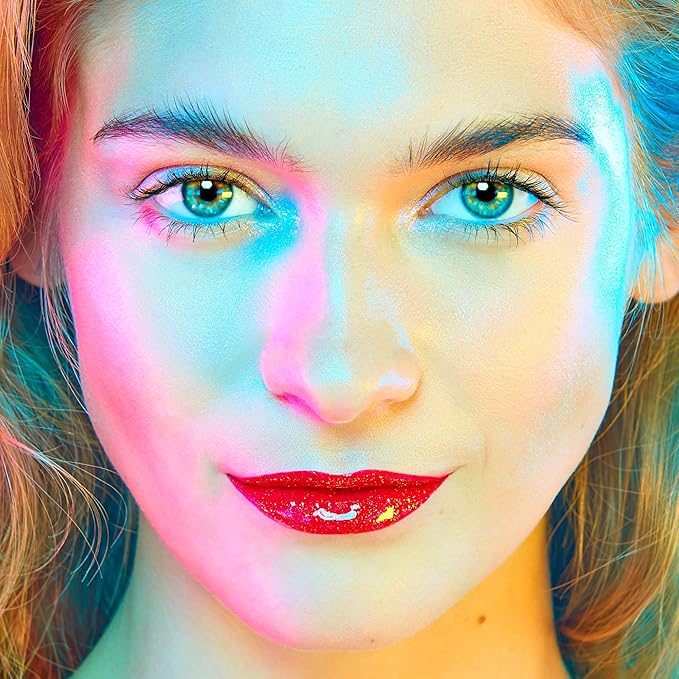 UNICORN SNOT Quiet Riot Glitter Lip Duo | 2-in-1 Set: Matte Lipstick & Plastic-Free Glitter | 0.15oz Red Lipstick & 0.16oz Gloss, Clash