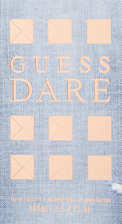 GUESS Dare Eau de Toilette Spray for Women, 3.4 Fluid Ounce (Pack of 2)
