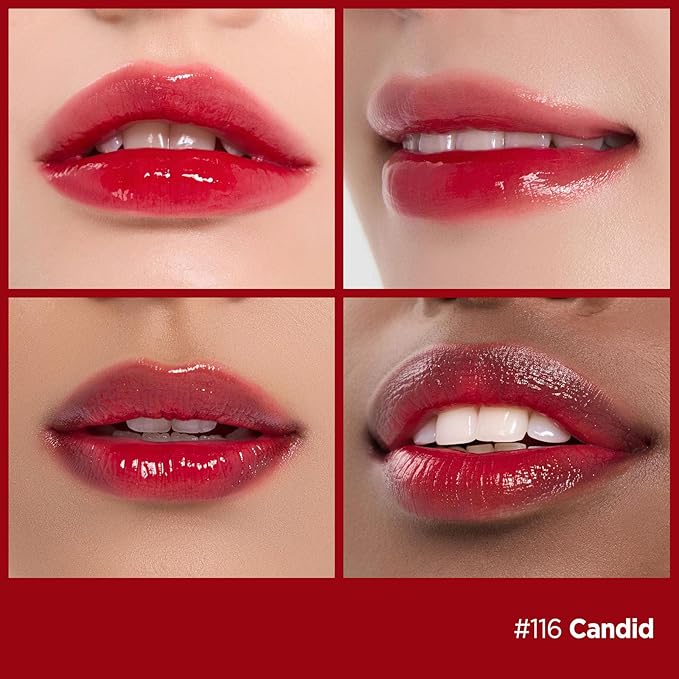 Laka Fruity Glam Tint Mini Best Sellers, #101 Joyful, #104 Cherry, #116 Candid, #106 Juicy