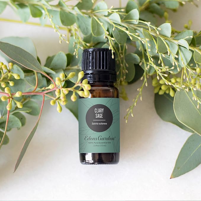 Edens Garden Clary Sage Essential Oil- 100% Pure Premium Grade, Undiluted, Natural, Therapeutic, Aromatherapy, The Best for Diffuser, Skin, Humidifiers, Kid Safe 118 ml (4 fl oz)