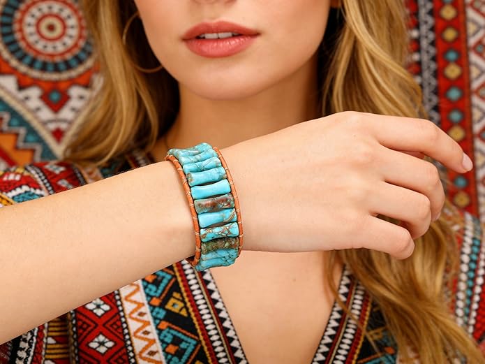 Inspirational Gifts Healing Bracelets for Women，Get Well Soon Encouragement Gifts for Women Friends Sister Mom，Handmade Natural Stone Healing boho Friendship Jewelry for women