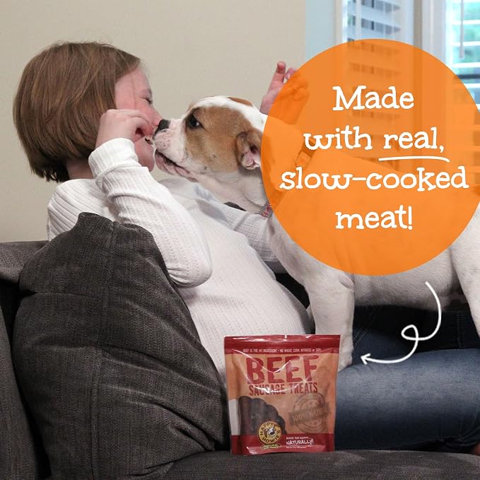 Happy Howie's Sausage Treats, Healthy Dog Treats, Lamb, (Pack of 1) | Flavorful Slow Cooked Lamb, Natural Ingredients, Chewy, Hormone Free